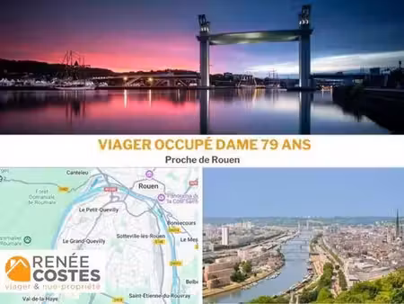 viager occupé - f79 ans - sotteville les rouen (76300)