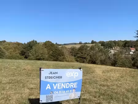 terrains à ligsdorf – 1 618 m² sur les hauteurs avec vue dé
