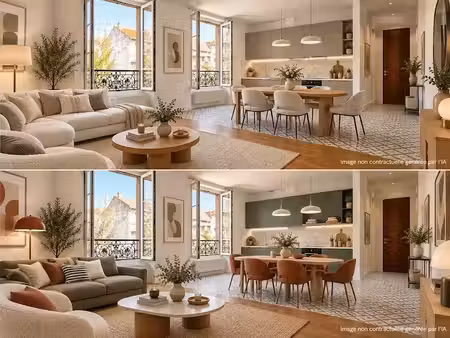 vente appartement 3 pièces 52.3 m² à la varenne saint hilaire (94210)  350 000 €