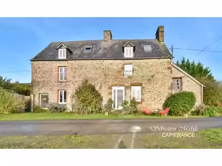 maison en pierre à vendre 7 pièces à pleine-fougères (35) en baie du mont saint michel - t