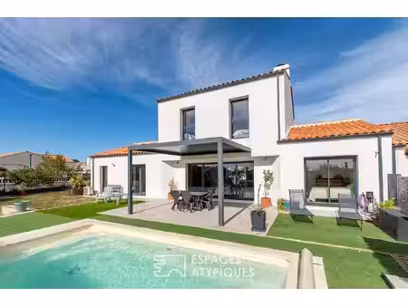 maison contemporaine avec piscine