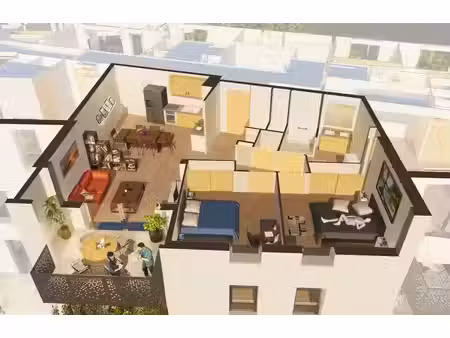 vente appartement 4 pièces 72 m² valence (26000)