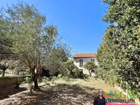 nimes - les amoureux - maison 3 pièces  jardin  garage  cave