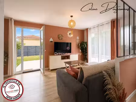 maison mitoyenne t4 de 85 m2-jardin 300m2