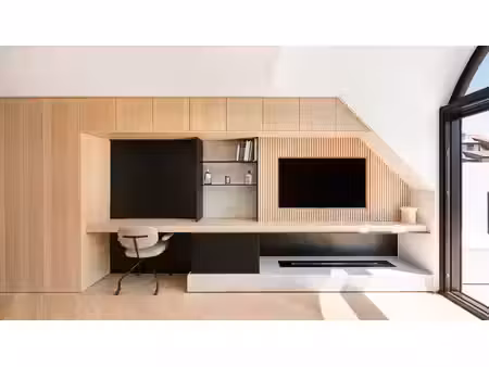 duplex exclusif rénové prêt à emménager avec deux grandes te