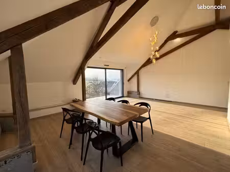 magnifique t4 avec toit cathedral de 111 m2