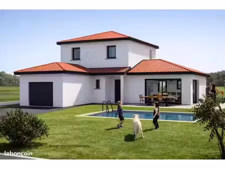 terrain+maison veauche
