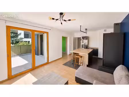 lyon 9e – t3 56 m² avec terrasse et climatisation – cadre verdoyant & vue fourvière – gare