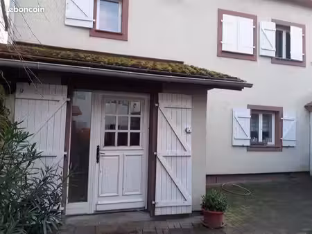 maison avec terrasse et petit jardin située au cœur du centre historique de wissembourg