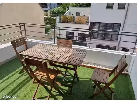 beau 2p meublé 42m² +balcon face ile de la jatte