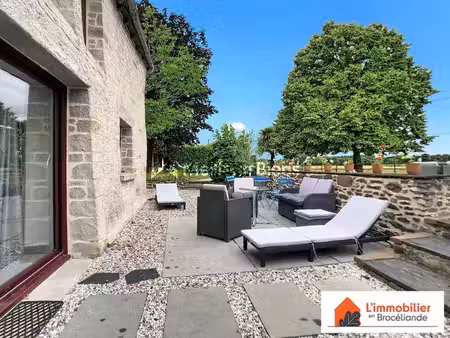 très belle longère rénovée en brocéliande