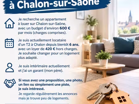 recherche appartement à louer sur chalon sur saône