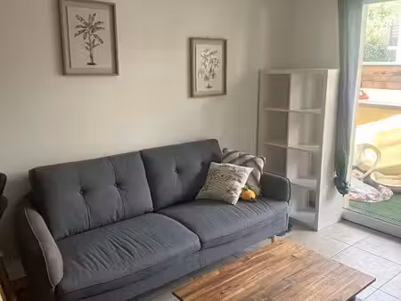 appartement meublé 2 pièces 37m2 avec balcon et 2 parkings