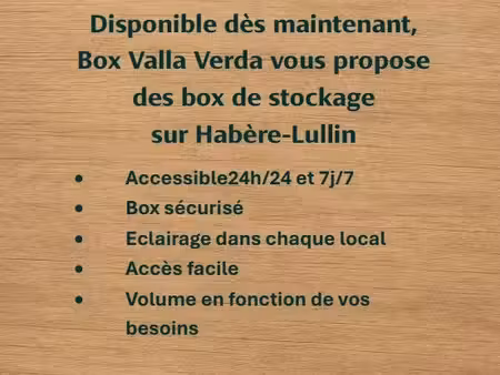 box de stockage