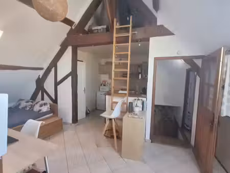 studio 25 m2 + mezzanine + débarras (34 m2 hors carrez)