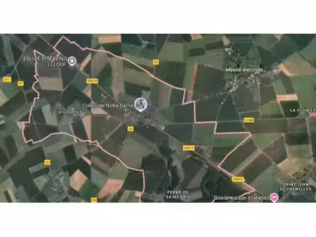 vente terrain 800 m² à ecouis (27440)  55 000 €