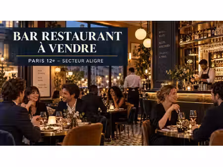paris 12e – secteur aligre / squarparis 12  ledru rollin– restaurant clé en main avec lice