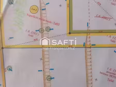 vente terrain à batir 703 m² à etouvans (25260)  59 000 €