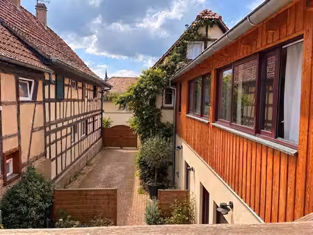 maison alsacienne rénovée avec extension neuve et potentiel gîte  geispolsheim