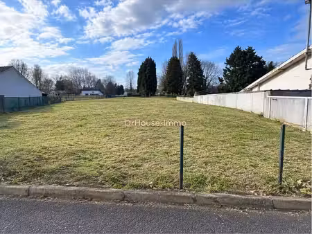 terrain de 2 161 m² - 15 m de façade - douchy-les-mines