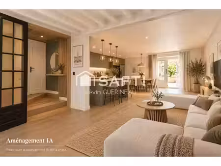 échoppe 95 m2  dépendance de 26m2 et jardin exposé sud