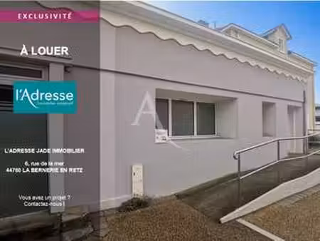 location bureaux et commerces à la bernerie-en-retz (44760) : à louer / 50m² la bernerie-e