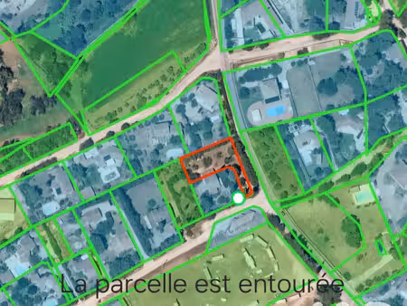 vente terrain à bâtir 854 m²