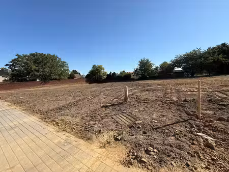 terrain à bâtir avec permis de construire