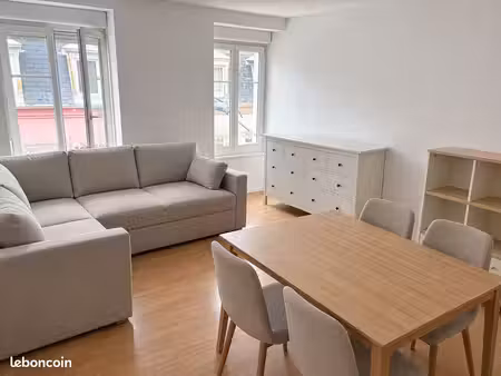 grand f2 meublé 68 m² modulable et climatisé - mulhouse