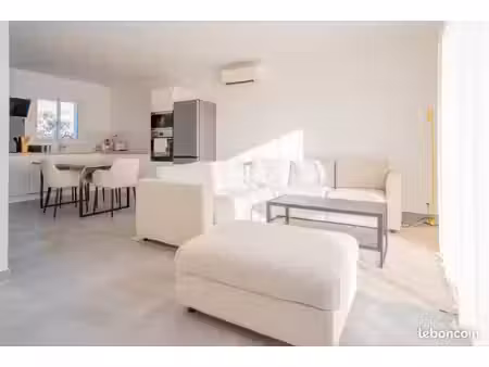 maison mitoyenne meublée t3 - jardin + parking - serignan du comtat