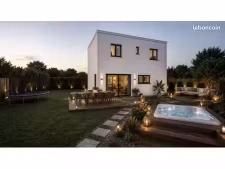 maison neuve 98 m² avec 4 chambres sur terrain viabilisé de 520 m² à alleins (13980)