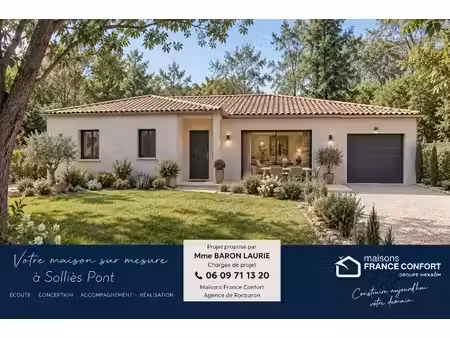 vente maison neuve 4 pièces 110 m² à sollies-pont (83210)  477 000 €