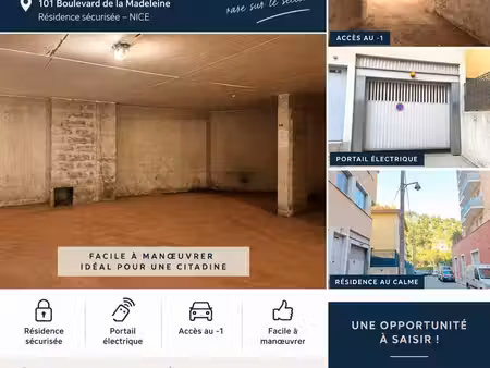 ◊ – place de parking – nice madeleine