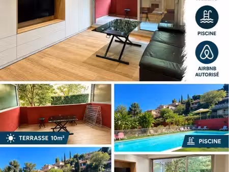 studio meublé + parking avec piscine dans la résidence