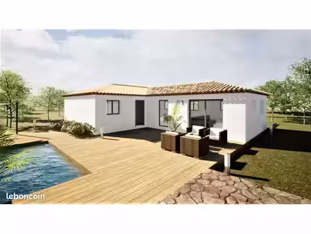 maison neuve 100m² hab sur 800m² terrain