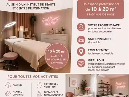 à saisir dans local institut de beauté - espace professionnel
