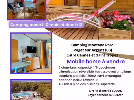 mobile home 3 pièces dans le var