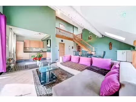 superbe duplex penthouse 3 - 4 ch. avec terrasse & garage