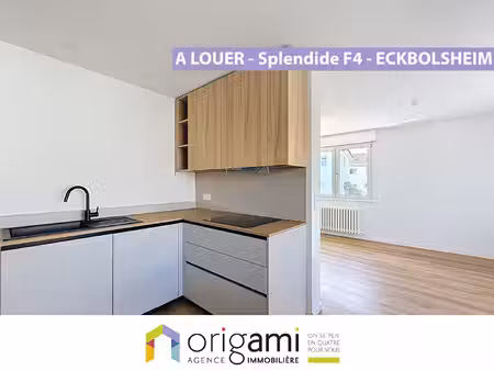 eckbolsheim - splendide f4 rénové