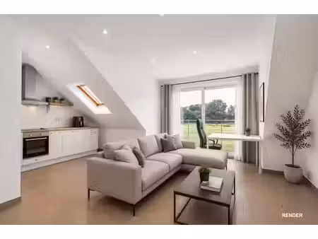 appartement avec terrasse dans un cadre vert à haaltert