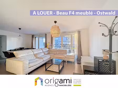 beau f4 meublé ostwald bohrie