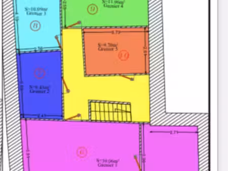maison 1 pièce - 100 m²