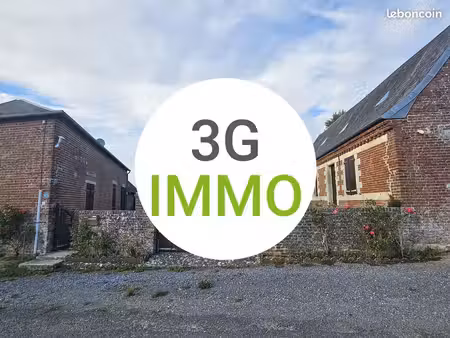 axe bohain/guise - lot de 2 maisons et grange sur 715 m² de terrain