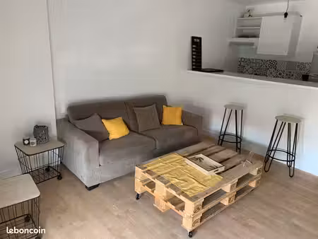 f1 meublé 30m² propre - proche 2 lions - joué-lès-tours