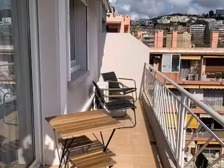 2p meublé avec balcon