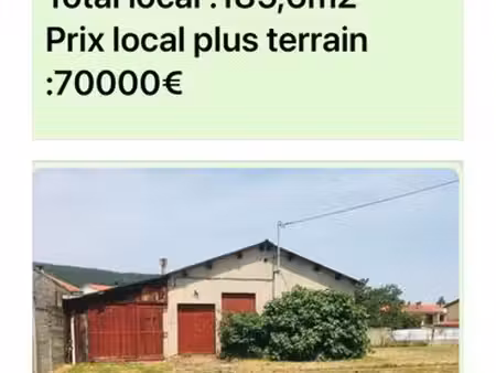 vente local garage atelier
