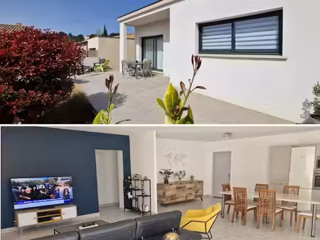 villa calme et moderne de 110m² sur un terrain de 400m² calme sur narbonne - crabit
