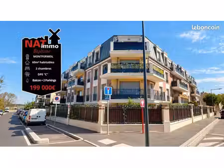 appartement 3 pièces 60 m²