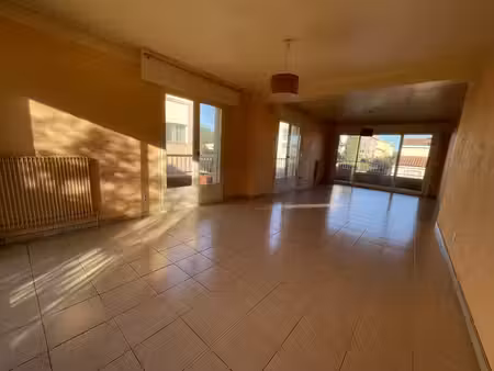 perpignan sud - clos banet - f4 90m2 avec terrasses  balcons