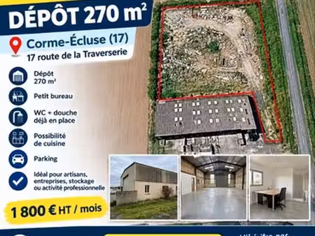 dépôt local 270 m2